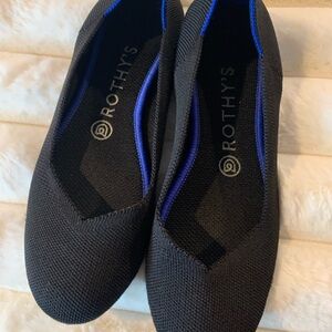 Rothy's Black and Blue Women's Flats